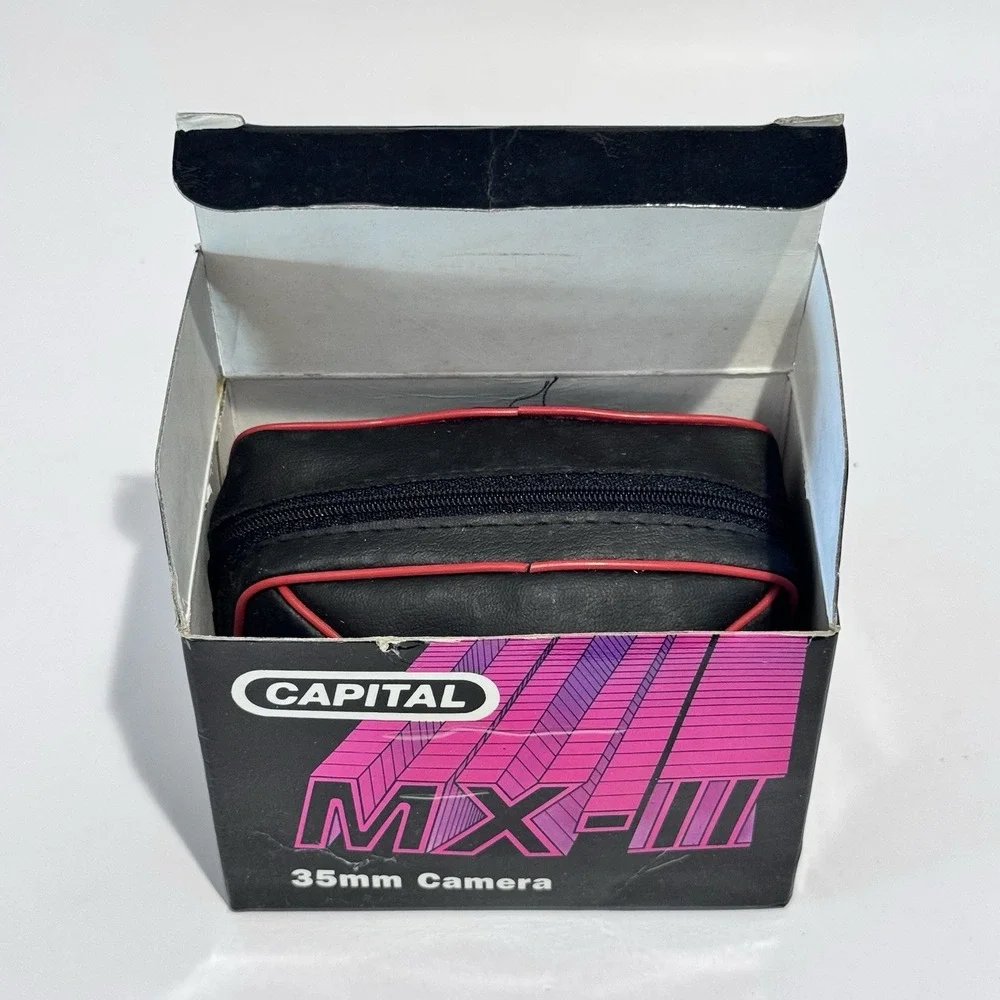 Vintage Capital 35MM Point & Shoot Retro Camera MX-11 w Case Strap‎ Original Box